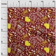 thumbnail image 2 of oneOone Cotton Cambric Maroon Fabric Abstracts Sewing Fabric By The Yard Printed Diy Clothing Sewing Supplies 56 Inch Wide, 2 of 5