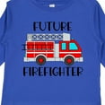 thumbnail image 4 of Inktastic Future Firefighter Red Fire Truck Engine Boys or Girls Long Sleeve Toddler T-Shirt, 4 of 5