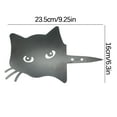 thumbnail image 3 of Rojia Halloween Black Cat Decorations Peeping Animal Metal Art Halloween Home Decor Outdoor Ornaments Cat Courtyard Lawn Gift Ideal for Cat Lovers Gift Animals Silhouette, 3 of 6