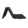thumbnail image 4 of Estera de Ejercicio Plegable de Tres Pliegues Almohadilla de Protección Del Piso Gimnasio Estera de Plegable para Entrenamiento de Es Cuero PU negro, 4 of 8