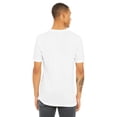 thumbnail image 2 of The Bella + Canvas Unisex Triblend Short Sleeve V-Neck T-Shirt - SLD WHT TRBLND - S, 2 of 4