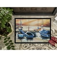 thumbnail image 3 of Carolines Treasures JMK1038JMAT Beach View with Sailboats Door Mat Indoor Rug or Outdoor Welcome Mat 24x36 Doormat  24H, 3 of 4