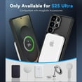 thumbnail image 4 of Dteck for Samsung Galaxy S25 Plus Case with 360° Rotatable Magnetic Stand, Compatible with Mag-Safe Military-Grade Protection Shockproof TPU+PC Matte Back Cover ,Black, 4 of 6
