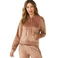 thumbnail image 3 of Sofia Intimates by Sofia Vergara Women's and Women's Plus Size Cropped Hoodie and Jogger Pants Set, 2-Piece, 3 of 8
