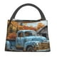 thumbnail image 1 of Fotbe Rustic Vintage Truck Autumn Bolsa Térmica Portátil con Estampado, Bolsa de Entrega de Alimentos Aislada, Bolsa Reutilizable de Gran Capacidad para Comidas y Supermercado, 1 of 6