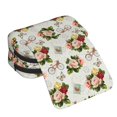 thumbnail image 4 of Easygdp Vintage Bike Flower Butterfly para Estuche de Lápices con Tapa Flip, Suministros de Oficina y Universidad para Adolescentes y Adultos, 4 of 7