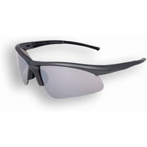 Safe Handler Gray Sport Safety Glasses For Men/Women, Black Mirror Lens, Anti-Scratch (Pack of 1)