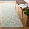 thumbnail image 2 of SAFAVIEH Vermont Windsor Solid Runner Rug, Ivory/Blue, 2'3" x 8', 2 of 8