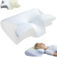 thumbnail image 1 of Neckhaven Pillow, Neckhaven Pillow Hospitality Collection, 2025 New Adjustable Ergonomic Memory Foam Pillows for Side Back Stomach Sleeper (White), 1 of 8