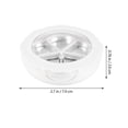 thumbnail image 2 of 2 Sets Eyeshadow Box Case Lipstick Box Refillable Makeup Dispenser with Brush, 2 of 8