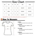 thumbnail image 2 of Blue L WIZUTIZ Womens Tops Sales Summer-Beach Plus Size Cotton Blend Shirts Ladies Oversize Round Neck Tops Trendy Solid Loose Fit Tee Ultra Soft Fashion Tshirt Sports Short Sleeve Tshirts, 2 of 5
