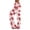 Deep Red #018, variant on Women's Bow Print Wide Leg Pajama Pants, Elastic High Waist Loose Sleep Pants Casual Loungewear Trousers, XL