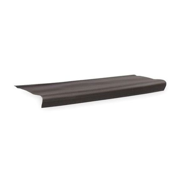 Stair Tread Cover, Brown, 24in W, Vinyl