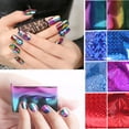 Gel Stickers for Nails with Light Strip Cards for Nail Wrap Stickers