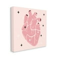 thumbnail image 3 of Stupell Pink Goth Anatomical Heart Beauty & Fashion Painting Gallery Wrapped Canvas Print Wall Art, 3 of 7