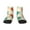 1 Black, variant on Vintage Bowling Pattern Quarter Crew Socks,Toe Seamed Ankle Socks,Cotton Cushioned Breathable Athletic Crew Sports Socks