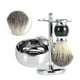 thumbnail image 4 of Kit de Soporte para Herramientas de Afeitado Profesional, Cepillo de Pelo de Tejón Sintético, Tazón de Taza de Jabón de Aleación para Afeitado Tradicional, 4 of 7