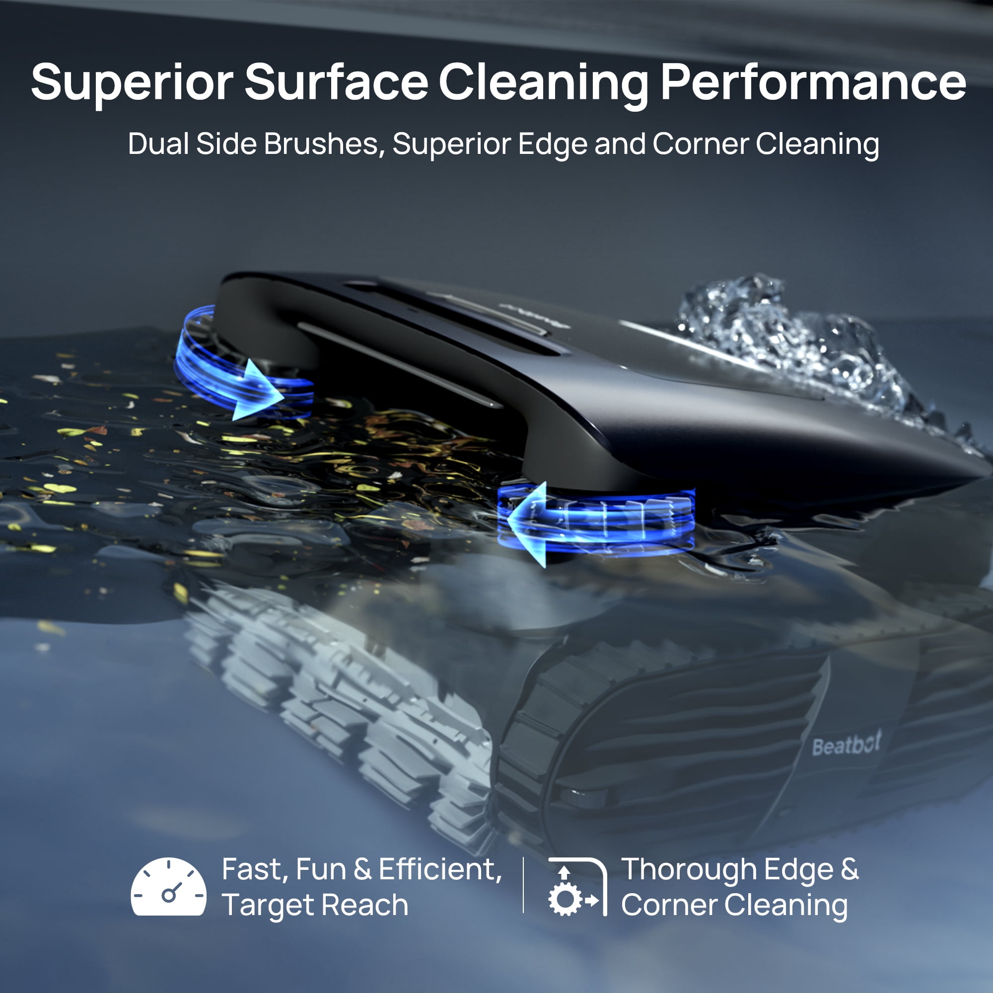 Beatbot AquaSense 2 Ultra Cordless Pool Vacuum Robot for Complex Pools, AI Camera, 5-in-1 Cleaning, Smart Surface Parking,Water Clarification