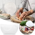 thumbnail image 4 of Clearance Items,npkgvia Food Storage,Food Containers,Rice Paper Water Bowl Paper Bowls Rice Holder Spring Roll Water Bowl Rice Paper Holder Rice Paper Holder With Side Pocke,Kitchen Storage,Clear, 4 of 9