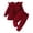 a35-Wine, variant on yboeqw Toddler Baby Girl Clothes 2 Piece 1T 2T 3T 4T Long Sleeve Ribbed Sweatshirt Top and Pants Fall Winter Outfits Set,Size 9-12 Months