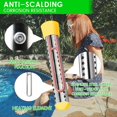 thumbnail image 4 of Calentador eléctrico de piscina de agua de inmersión con protector de acero inoxidable para piscinas enterradas, rosa, una pieza, 4 of 5