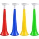 thumbnail image 1 of 10 Pcs 1 Section Plastic Trumpet Noise Maker Kids Toys Cheerleader Sports Game Cheering Props Birthday Party Favor Gift (Random Color), 1 of 4