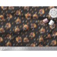 thumbnail image 3 of Soimoi Rayon Fabric Feather & Bird Cartoon Printed Craft Fabric by The Yard 56 Inch Wide, 3 of 3