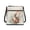 Bunny Basket Print, variant on Neon Floral Skull Gothic Crossbody Purse Casual Shoulder Bag, Adjustable Strap Waterproof Satchel Bag Water-Resistant for Travel Daily Use