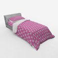 thumbnail image 3 of Ambesonne Pink Bedding Set 4 Pcs, Vertical Hexagons Dots, Queen, Pale Blue White Pink, 3 of 3