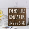thumbnail image 2 of Birdeem Funny Wooden Office Desk Sign Interesting Wooden Platform Office Sign A, 2 of 12