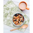 thumbnail image 3 of Watercolor Forest Sage Green Kitchen Dish Towels for Drying Dishes Set of 2, Abstract Art Modern Trees Waffle Weave Microfiber Hand Tea Bathroom Towels Quick Dry & Absorbent Towel 12x12, 3 of 7