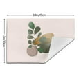 thumbnail image 3 of XMXT 1 Pcs Woven Placemats, Boho Leaf Pattern Stain Resistant Anti-Skid Placemat for Kitchen Table, 12 x 18 inches, 3 of 6