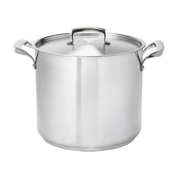 Browne Foodservice Thermalloy Stainless Steel Deep Stock Pot | 12 Qt.
