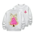 thumbnail image 2 of Cowsor Girls Sweatshirts Kids Cute Graphic Crewneck Pullover Tops Xmas Long Sleeve Holiday Shirts, 2 of 5