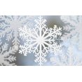 thumbnail image 5 of Copos De Nieve Grandes – Juego De 5 Copos De Nieve Blancos Con Purpurina – Medidas 12.0 In De Profundidad – Dos Diseños Variados Decoraciones De Copos De Nieve – Decoración De Ventana Con Copos De Nie, 5 of 5