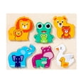 thumbnail image 2 of Juegos de rompecabezas de madera Colores y formas Cognición Niños Educación temprana Juguetes de aprendizaje Montessori Juguetes para bebés de 4 años Animal C Hugo Rompecabezas Montessori, 2 of 10
