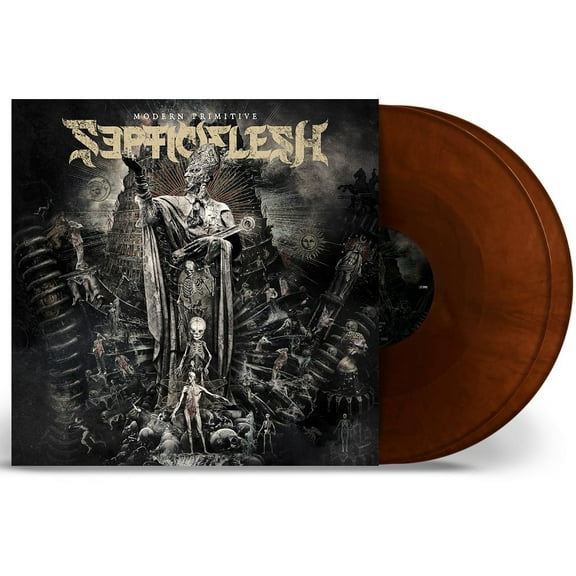 Septicflesh - Modern Primitive (Brown & Black Marbled) - Music & Performance - Vinyl