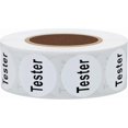 thumbnail image 3 of WWS-Hybsk 20mm Round White Cosmetic Tester Labels Total 500 Adhesive Labels Per Roll (White), 3 of 4