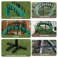 thumbnail image 6 of Garden Hose Holder, Detachable Metal Water Hose Holder Stand, Heavy Duty Freestanding Garden Hose Reel Rack and Hose Storage Organizer for Outside Yard, 6 of 8