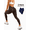 BlueBrown, variant on 2 Pack Women’s High Waisted Scrunch Butt Leggings, V Back Seamless Yoga Pants, Tummy Control Workout Gym Leggings