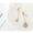 A, variant on Earring for Women Popurlar Star Earrings Asymmetrical Pentagram Alarm Clock Ear Stud