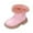 Pink, variant on Boots,Kids Winter Shoes Outdoor School for Boys Girls Warm Snow Boots for Cold Weather,Kids Work Boots,Beige,4.5-5 Years