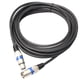 thumbnail image 2 of Cable de Audio XLR macho a hembra de 3 pines para mezclador de micrófono, negro y azul, 1m/5m/20m 20 metros, 2 of 8