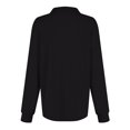 thumbnail image 5 of LISTHA Womens Waffle Knit Tunic Tops Long Sleeve Dressy Casual Loose Button Up Henley Shirts V Neck Thermal Cotton Tee Shirts Tops Black M, 5 of 6