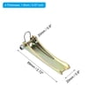 thumbnail image 2 of Unique Bargains 2.7 Inch Hook Safety Latch Kit, Metal Towing Hitch Replacement, Golden, 4 Pack, 2 of 6