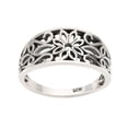 thumbnail image 2 of Sterling Silver Antique Filigree Design Floral Ring Size 10, 2 of 3