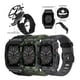 thumbnail image 2 of Correa De Silicono + Case Unisex M /L 42 / 44 / 45 mm Para Apple Watch Sport Camuflaje Army Compatible Con Series 8 / 7 /6 / 5 / 4 / 3 / 2 / SE, 2 of 5