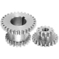 thumbnail image 3 of 2pcs/set CJ0618 T29xT21 T20xT12 Dual Gears Metal Lathe Gear Duplicate Gear Double Gear - In Stock, 3 of 5