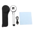 thumbnail image 2 of Handheld Magnifier Loupe, Measure Scale Magnifier Loupe 180mAh 45X Magnification Clear 3 LED Light Portable  for Reading for Travel, 2 of 7