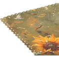 thumbnail image 5 of Ryvnso Placemats Set of 4 Cardinal with Sunflowers Dining Mats Heat-Resistant Non-Slip Washable Table Mat, 5 of 8